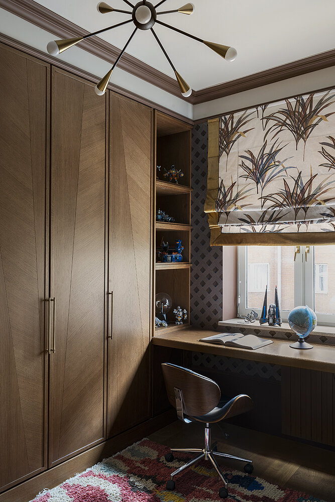 Фотография: Детская в стиле Классический, Современный, Эклектика, Винтажный, Квартира, Проект дня, Москва, 4 и больше, Более 90 метров, Наталья Митракова – фото на INMYROOM