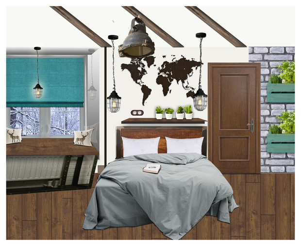 Фото из портфолио Коллажи по проекту. Щукинская – фотографии дизайна интерьеров на INMYROOM