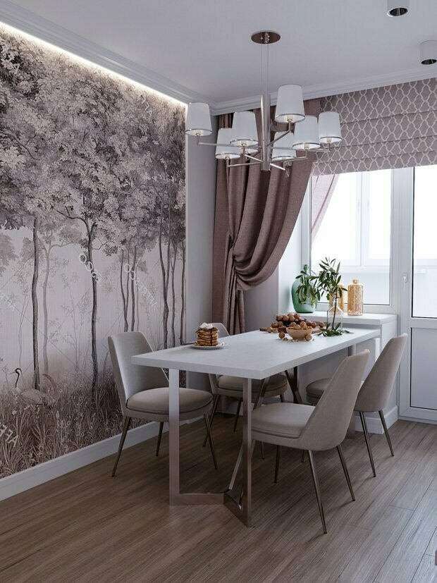 Фото из портфолио Дизайн проект "Пудра" – фотографии дизайна интерьеров на INMYROOM