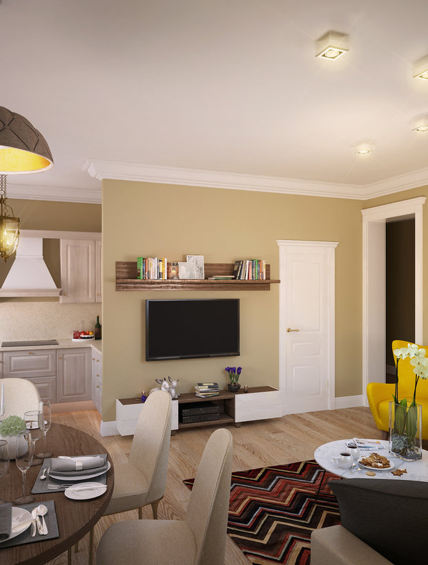 Фото из портфолио Солнечное настроение – фотографии дизайна интерьеров на INMYROOM