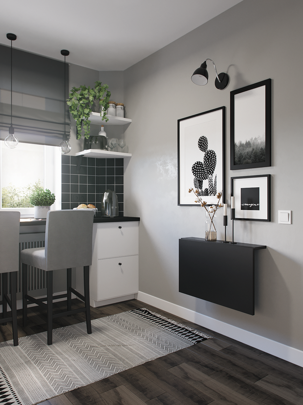 Фото из портфолио Серое гнездышко  – фотографии дизайна интерьеров на INMYROOM