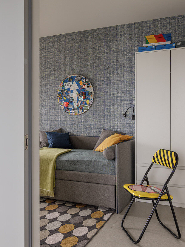 Фотография: Детская в стиле Скандинавский, Современный, Эклектика, Квартира, Проект дня, Монолитный дом, 4 и больше, Более 90 метров, Уфа, Лилия Асфандиярова, Винтажный – фото на INMYROOM