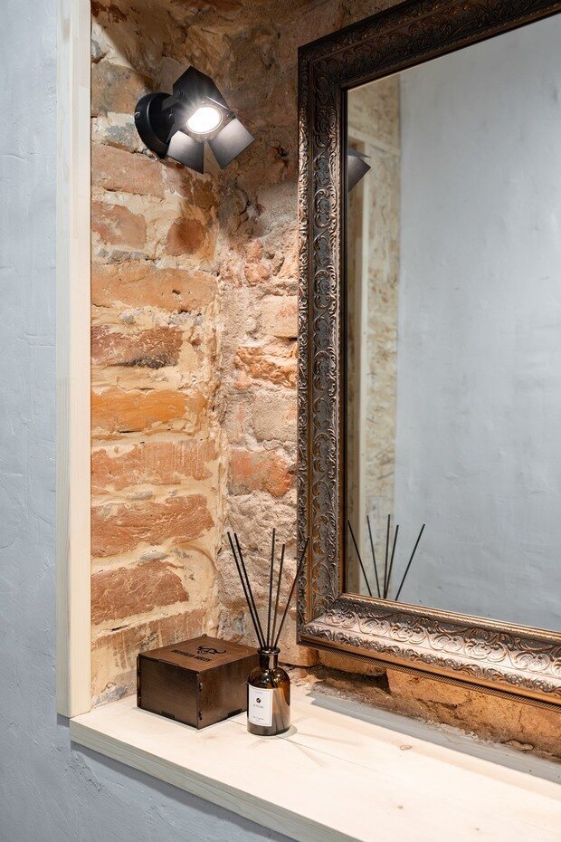 Фотография: Прихожая в стиле Лофт, Малогабаритная квартира, Квартира, Проект недели, Санкт-Петербург, Кирпичный дом, 1 комната, до 40 метров, Александра Маслова – фото на INMYROOM