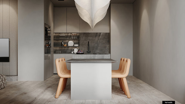 Фото из портфолио Wандер парк, 90m² – фотографии дизайна интерьеров на INMYROOM