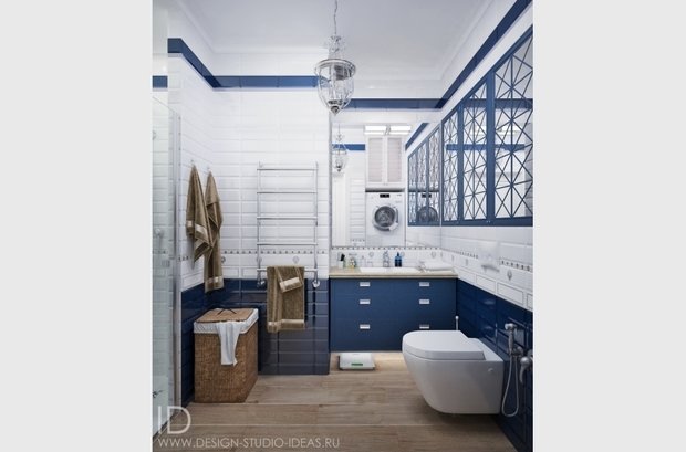 Фото из портфолио СОВРЕМЕННАЯ КЛАССИКА НА ГАГАРИНСКОМ, 137м² – фотографии дизайна интерьеров на INMYROOM