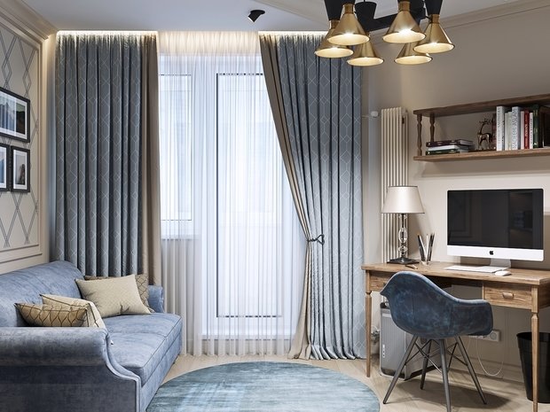 Фото из портфолио Лёгкая классика с яркими акцентами – фотографии дизайна интерьеров на INMYROOM