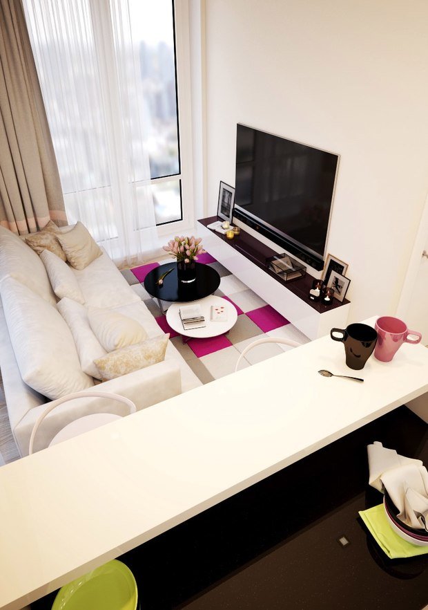 Фото из портфолио Апартаменты в Москве – фотографии дизайна интерьеров на INMYROOM