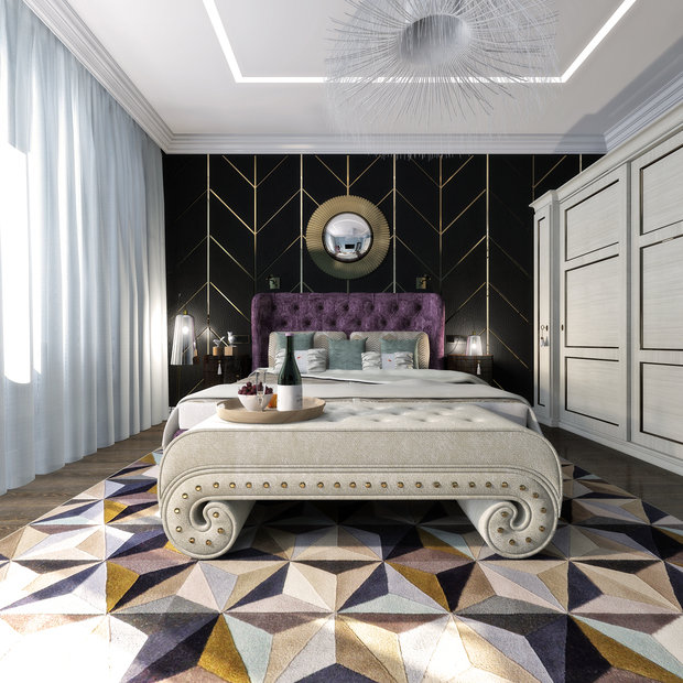 Фото из портфолио Спальня Ар-деко – фотографии дизайна интерьеров на INMYROOM