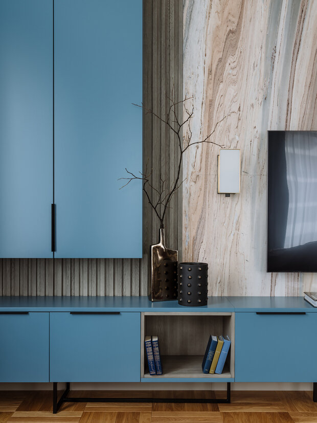 Фотография: Гостиная в стиле Современный, Квартира, Проект недели, Москва, 4 и больше, Более 90 метров, Наталья Широкорад – фото на INMYROOM