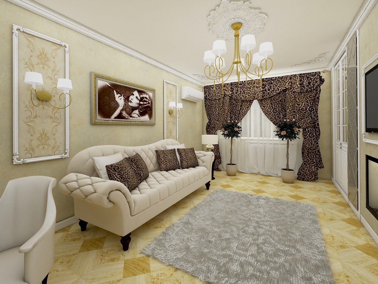 Фото из портфолио 1к.кв. ул. Гвардейская 5А. – фотографии дизайна интерьеров на INMYROOM Фото из портфолио 1к.кв. ул. Гвардейская 5А. – фотографии дизайна интерьеров на INMYROOM