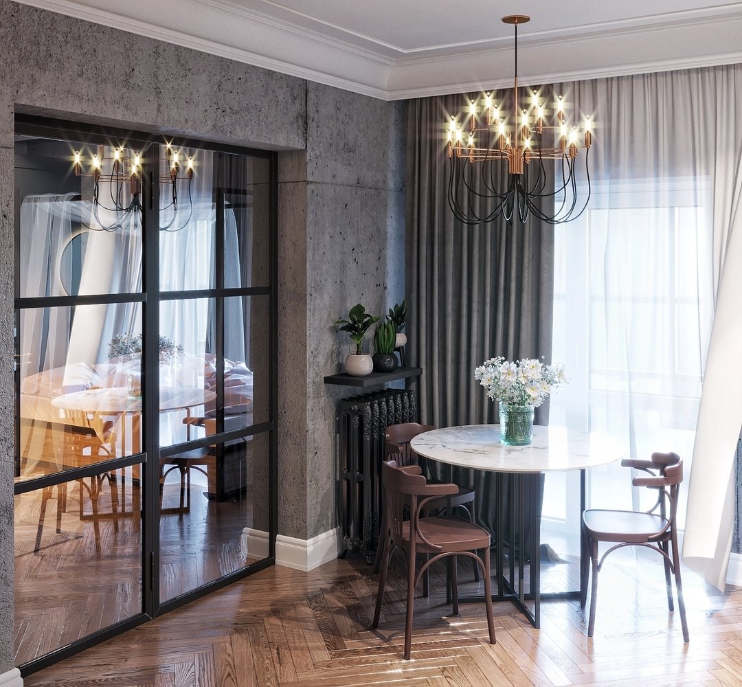 Фотография: Кухня и столовая в стиле Эклектика, Квартира, Проект недели, Серый, Екатеринбург, 1 комната, до 40 метров, IN MY BOX – фото на INMYROOM Фотография: Кухня и столовая в стиле Эклектика, Квартира, Проект недели, Серый, Екатеринбург, 1 комната, до 40 метров, IN MY BOX – фото на INMYROOM