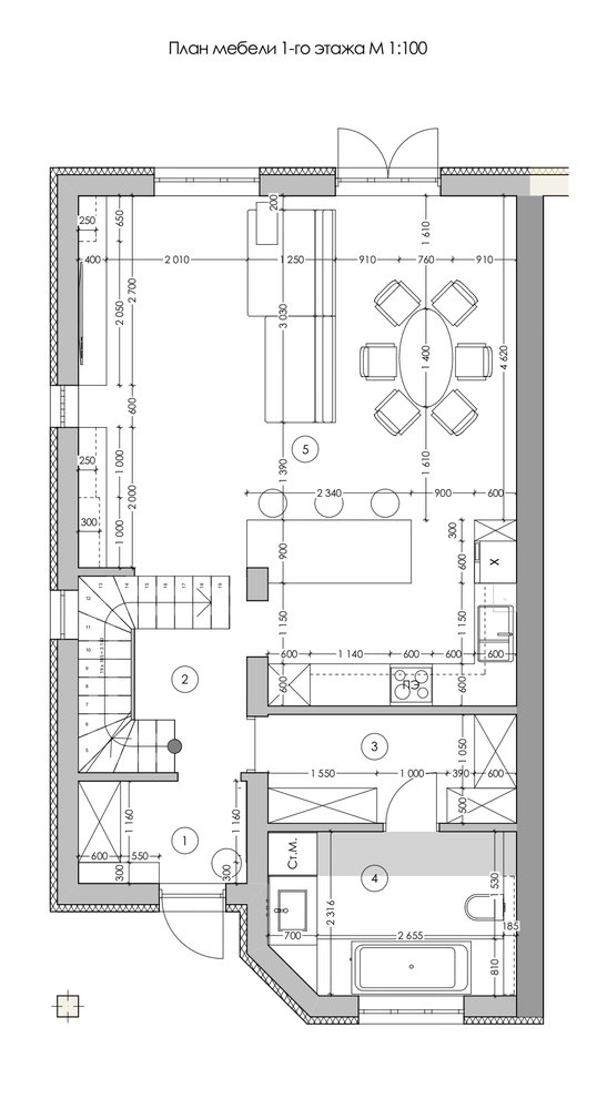 Фотография: Планировки в стиле , Современный, Дом, Украина, Проект дня, Ирпень, Таунхаус, 4 и больше, Более 90 метров, Quader Architecture – фото на INMYROOM