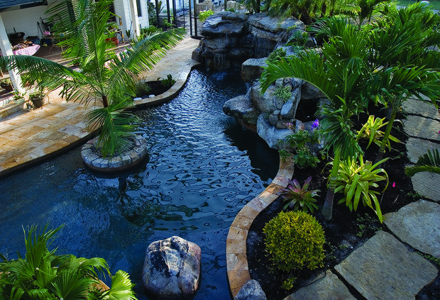 Фотография: Ландшафт в стиле , Бассейн – фото на INMYROOM