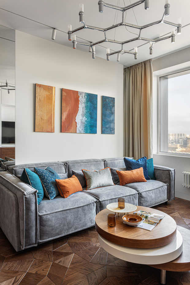 Фото из портфолио Квартира 74,6 кв.м. ЖК "Лица" Реализованный проект – фотографии дизайна интерьеров на INMYROOM