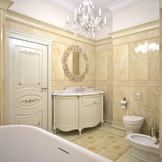 Фото из портфолио Квартира в классическом стиле в светлых тонах – фотографии дизайна интерьеров на INMYROOM