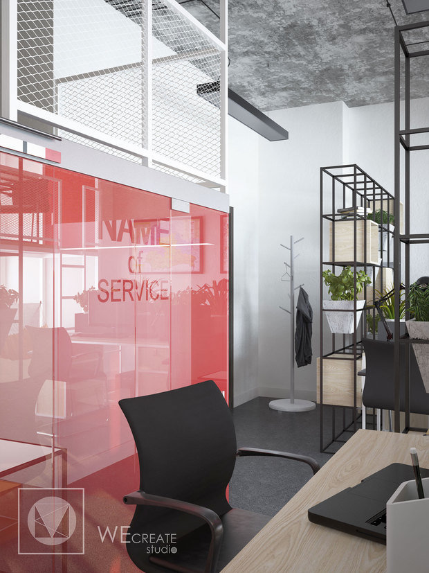 Фото из портфолио Офис в стиле лофт – фотографии дизайна интерьеров на INMYROOM