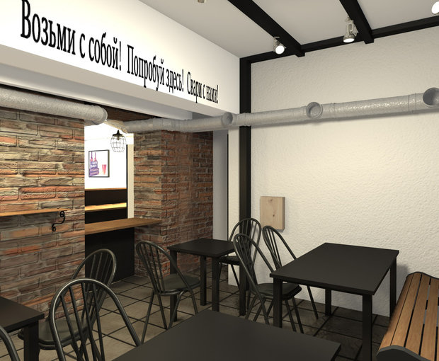 Фото из портфолио Магазин-бар Крафтового пива, 2015 – фотографии дизайна интерьеров на INMYROOM