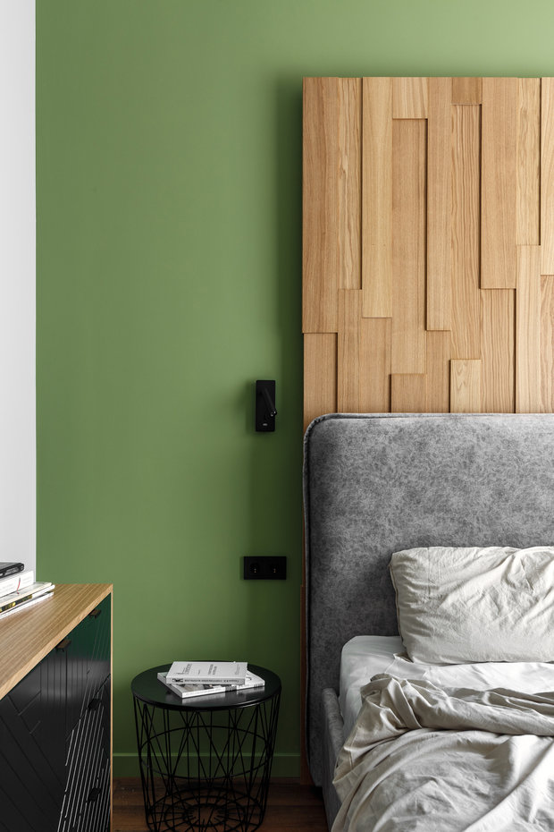 Фотография: Спальня в стиле Современный, Квартира, Проект недели, Санкт-Петербург, 2 комнаты, 40-60 метров, Istok Bureau – фото на INMYROOM