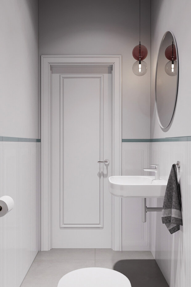 Фотография: Ванная в стиле Классический, Современный, Дом, Проект недели, Дом и дача, 4 и больше, Более 90 метров, Нижегородская область, Ольга Матренина – фото на INMYROOM