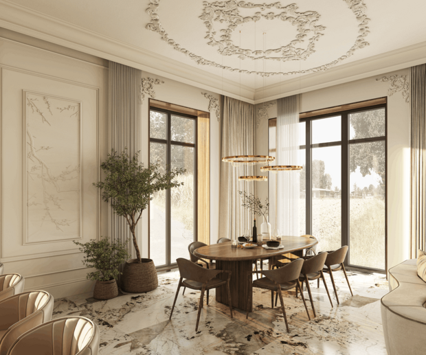 Фото из портфолио Дизайн-проект загородного дома La casa bellissima – фотографии дизайна интерьеров на INMYROOM