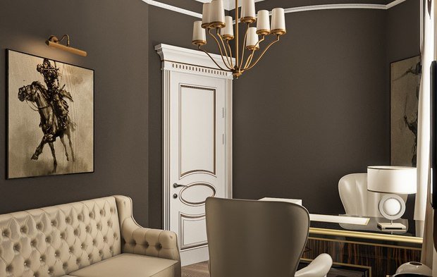 Фото из портфолио Торжественная классика – фотографии дизайна интерьеров на INMYROOM