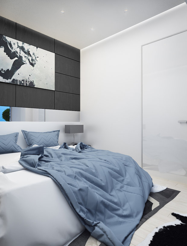 Фото из портфолио Спальня с видом на море – фотографии дизайна интерьеров на INMYROOM