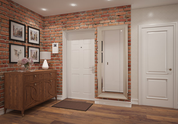 Фотография: Прихожая в стиле Прованс и Кантри, Лофт, Современный, Квартира, Проект недели, Москва, Студия 3.14, Тимур Абдрахманов, Ирина Леготкина, новостройка, Монолитный дом, 3 комнаты, 60-90 метров – фото на INMYROOM