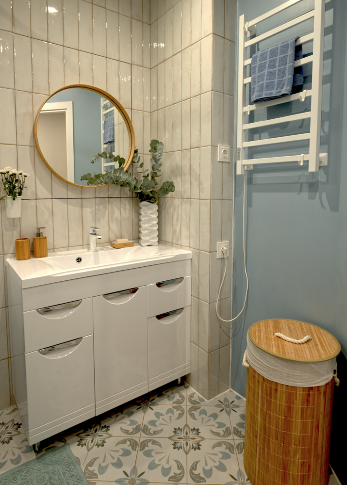 Фотография: в стиле , Ванная, Советы, Ремонт на практике, ремонт своими руками, 40-60 метров, ремонт своими силами – фото на INMYROOM