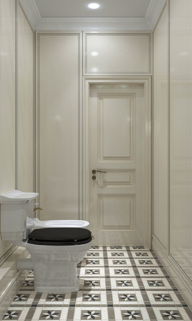 Фото из портфолио Квартира - современная классика. 135 кв. Санузел – фотографии дизайна интерьеров на INMYROOM