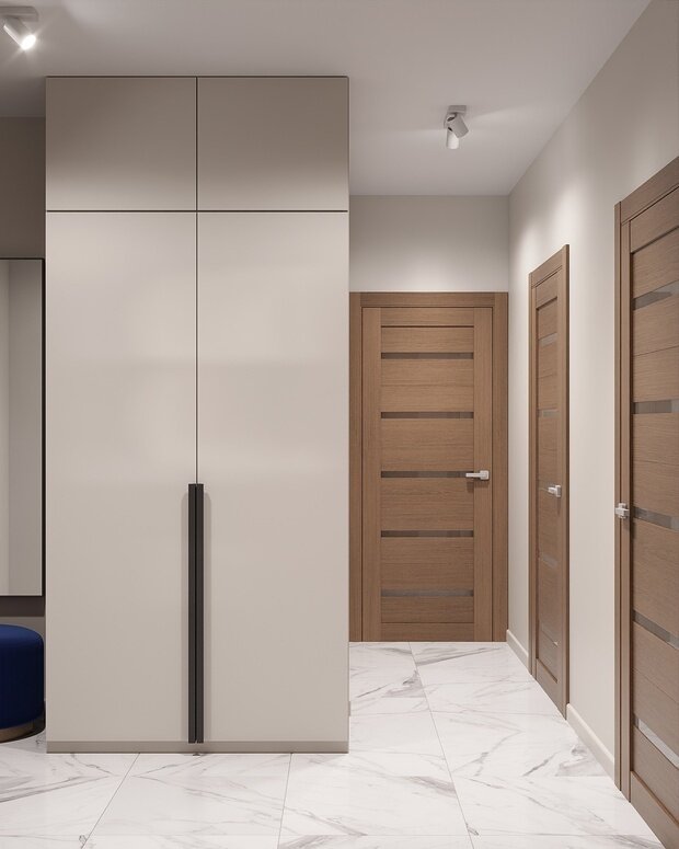 Фото из портфолио Акцентный голубой – фотографии дизайна интерьеров на INMYROOM