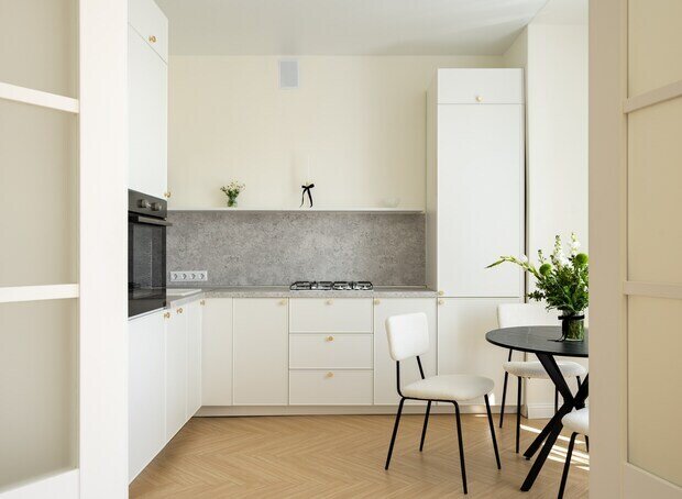 Фото из портфолио Сталинка 62.9 кв.м – фотографии дизайна интерьеров на INMYROOM