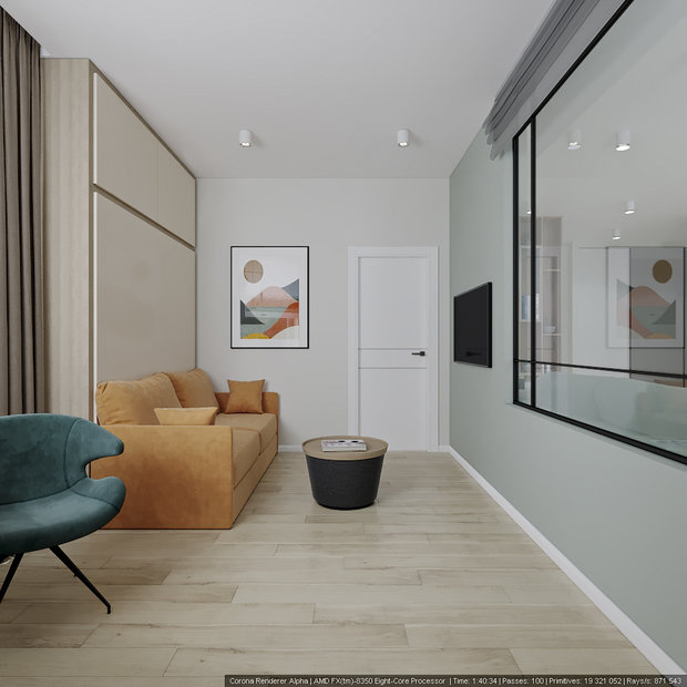 Фото из портфолио Цвет и пространство – фотографии дизайна интерьеров на INMYROOM