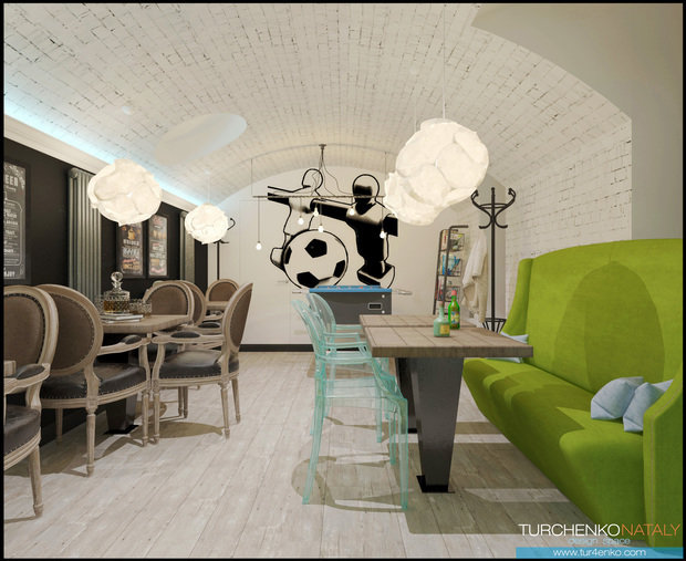 Фото из портфолио Дизайн вейп бара Паркрафт – фотографии дизайна интерьеров на INMYROOM