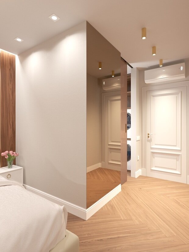 Фото из портфолио Квартира в бежевых оттенках – фотографии дизайна интерьеров на INMYROOM