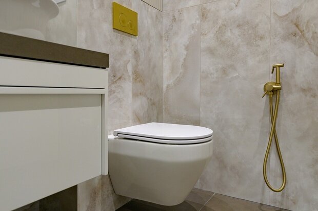 Фото из портфолио ЖК «Нева». Однокомнатная квартира 46.2 м² – фотографии дизайна интерьеров на INMYROOM