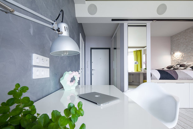 Фото из портфолио Квартира-студия – фотографии дизайна интерьеров на INMYROOM