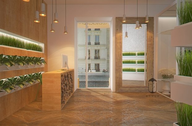 Фото из портфолио Интерьер цветочного магазина. Визуализация. – фотографии дизайна интерьеров на INMYROOM