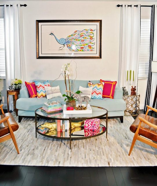 Фотография: Гостиная в стиле Восточный, Эклектика, Интерьер комнат, Переделка – фото на INMYROOM