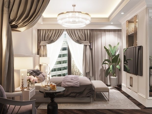 Фото из портфолио Сады Пекина. Мастер спальня – фотографии дизайна интерьеров на INMYROOM