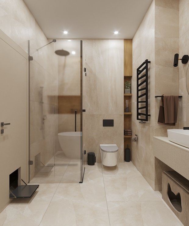 Фото из портфолио Ванная комната – фотографии дизайна интерьеров на INMYROOM