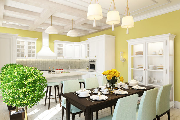 Фото из портфолио Дом в цветах – фотографии дизайна интерьеров на INMYROOM