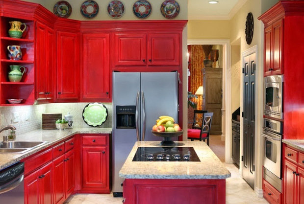 Фото из портфолио Красный цвет – фотографии дизайна интерьеров на INMYROOM