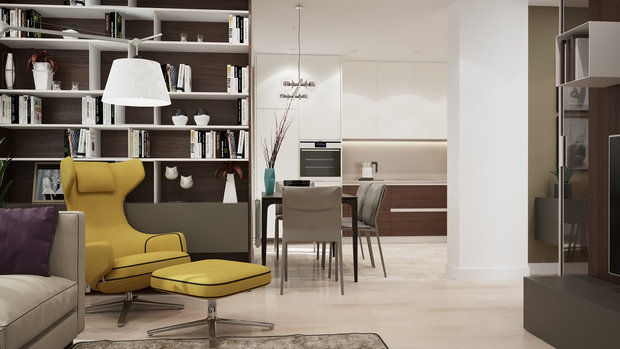 Фото из портфолио Дизайн современной квартиры – фотографии дизайна интерьеров на INMYROOM