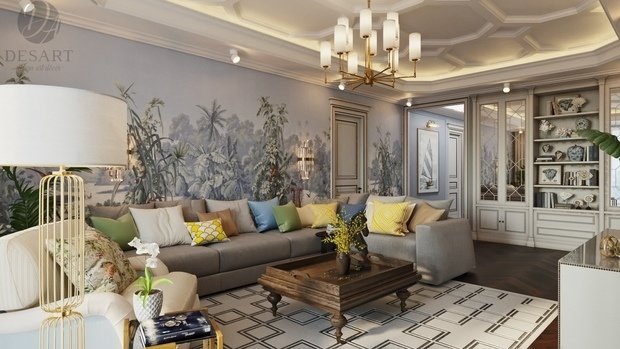 Фото из портфолио ЖК "Литератор". Гостиная – фотографии дизайна интерьеров на INMYROOM