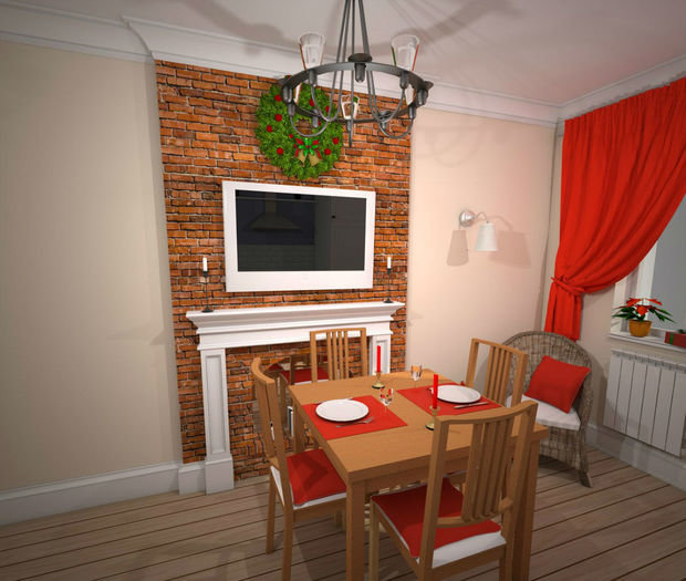 Фото из портфолио Кухня: 12,6 кв.м – фотографии дизайна интерьеров на INMYROOM