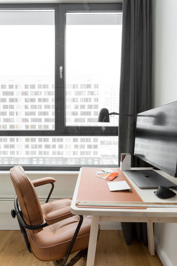 Фотография: Кабинет в стиле Скандинавский, Современный, Квартира, Проект недели, 4 и больше, 60-90 метров, Юрий Миронов – фото на INMYROOM