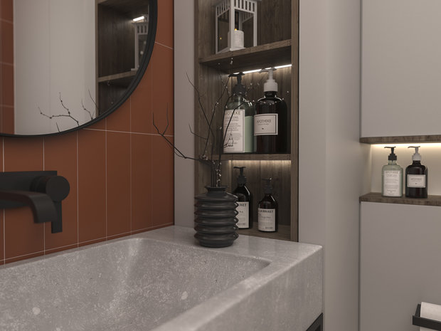 Фото из портфолио Проект сан-узла – фотографии дизайна интерьеров на INMYROOM