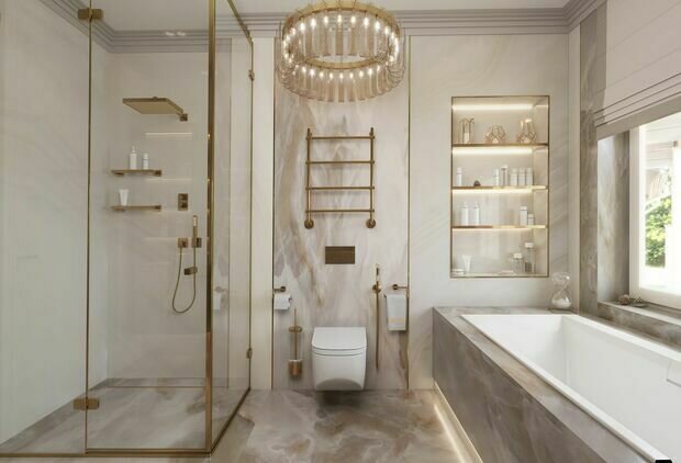 Фото из портфолио Дом 281,5 м² в КП Руза Фэмили: светлый интерьер для светлой семьи – фотографии дизайна интерьеров на INMYROOM