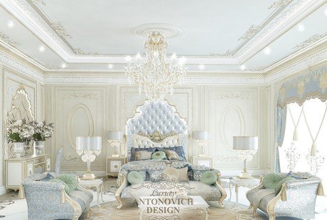 Роскошный и чувственный интерьер спальни от Антонович Дизайн