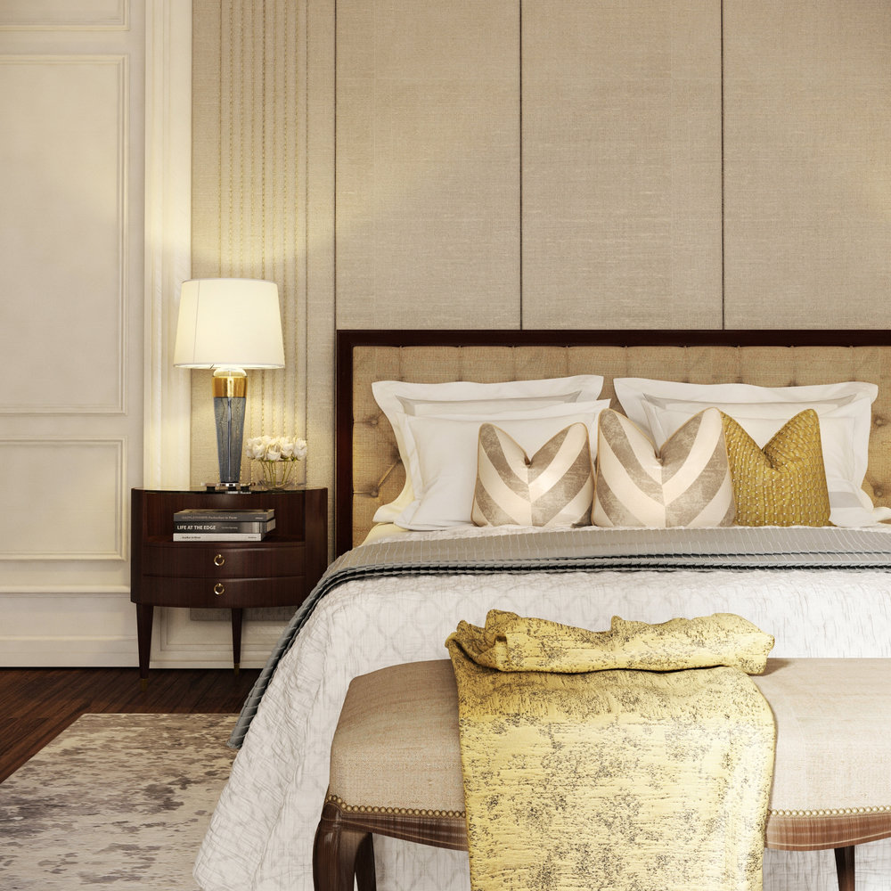 Фото из портфолио Спальня в стиле американской классики – фотографии дизайна интерьеров на INMYROOM Фото из портфолио Спальня в стиле американской классики – фотографии дизайна интерьеров на INMYROOM